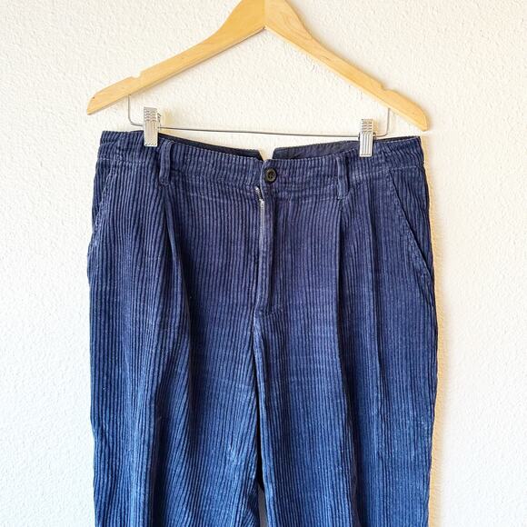 Alex Mill Rugged Boy Pant Navy Blue Corduroy Trouser Pants Women's sz 12 - Picture 3 of 10